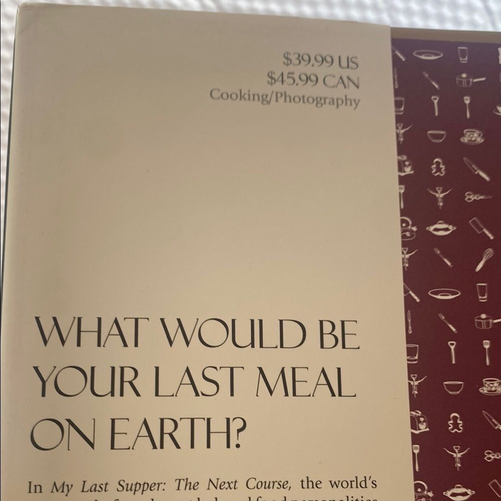 My Last Supper “The Next Course”Hardcover Book by Melanie Dunea - Picture 4 of 16